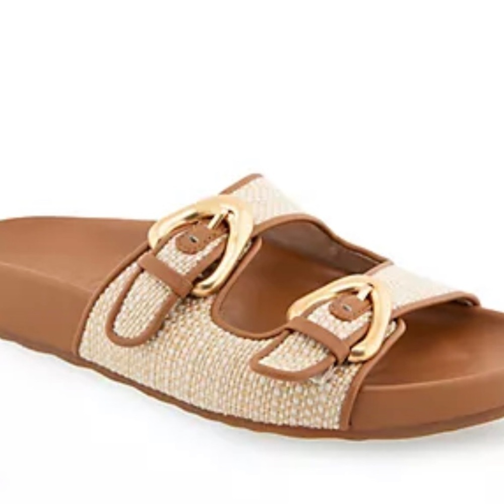 Aerosole double band sandal in link